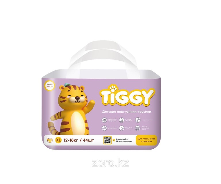 Трусики TIGGY XL (5) 44шт (в блоке 6 упаковок) TR-XL5