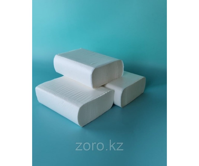 Полотенце бумажное Z-сложения, 200 листов 20 пач/кор 23х21 Двухслойная. BMZ-23200