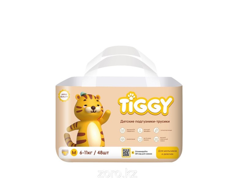Трусики TIGGY M (3) 48 pcs (6 bags in package) TR-M3